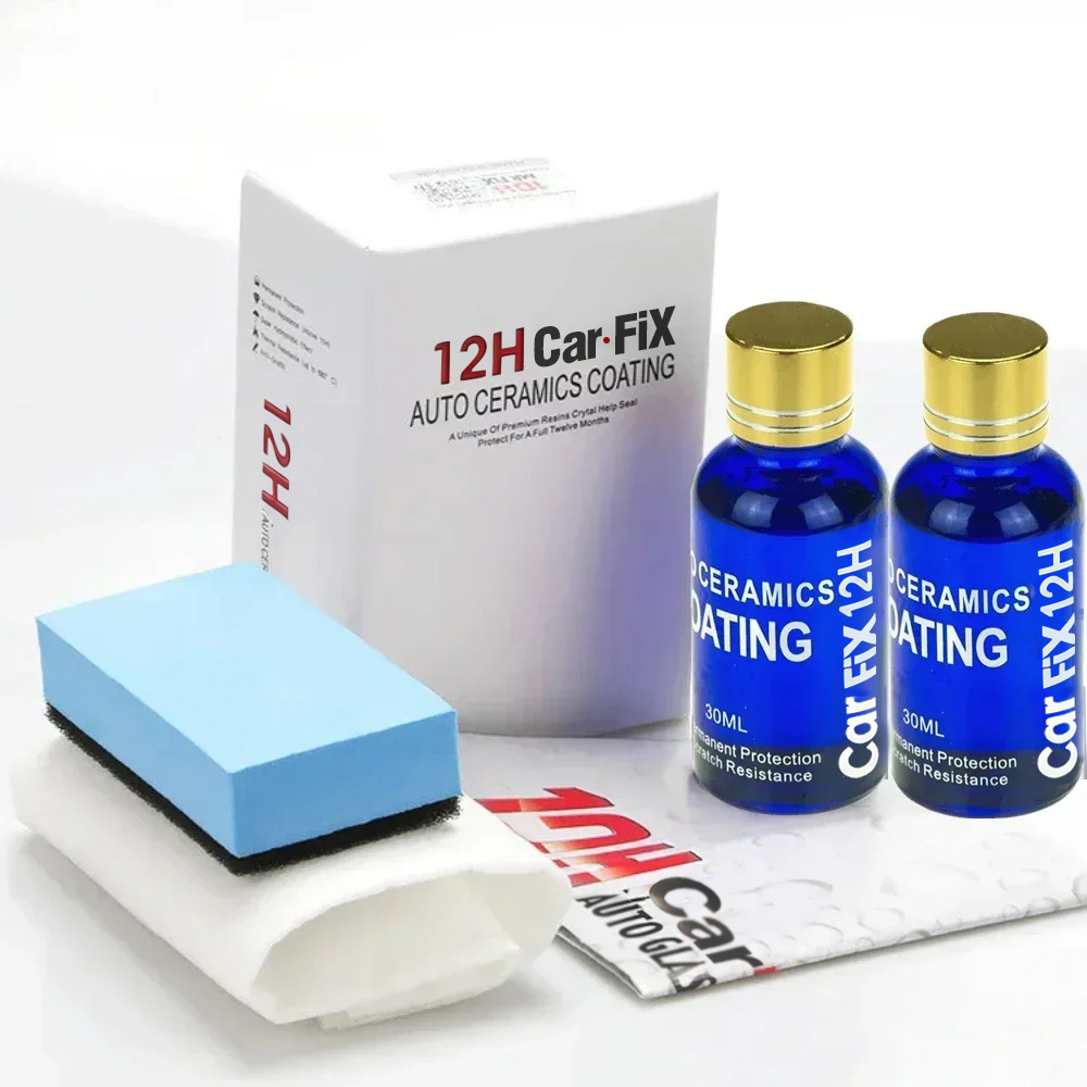 Car Wax Ceramic Coating - 2 Peças Cera Polidora Automotiva 12H